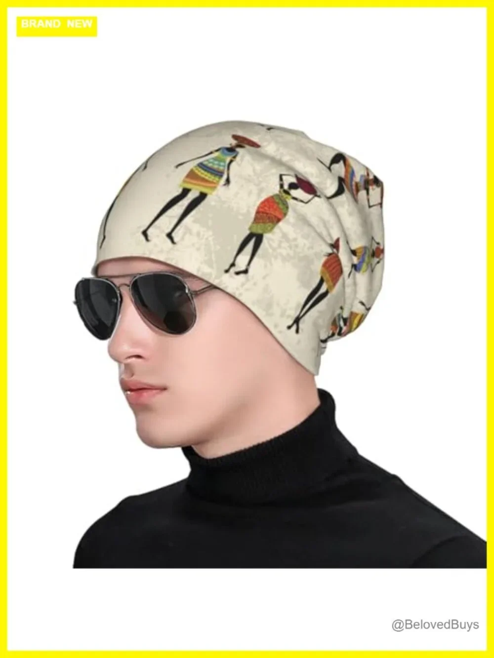 Thin Stretch Knit Slouchy Beanie Unisex Warm Soft Skull Cap Chemo Hat